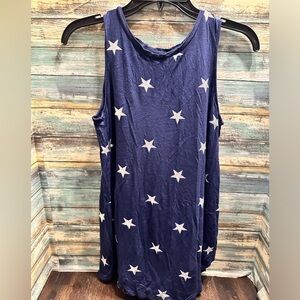 GUC flowing fit Old Navy silver stars. Size S